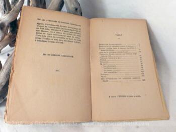 Ancien livre de Chateaubriand nommé ATTALA avec copie d'une dédicace sur la page de garde.