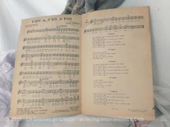 Ancienne partition de musique Yanapas