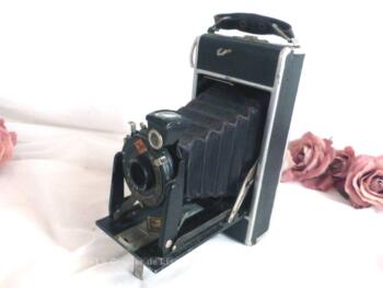 Ancien appareil photo à soufflets Agfa, objectif Agfa F:8.8 Anastigmat - JGetar pour une décoration ou utilisation très vintage !