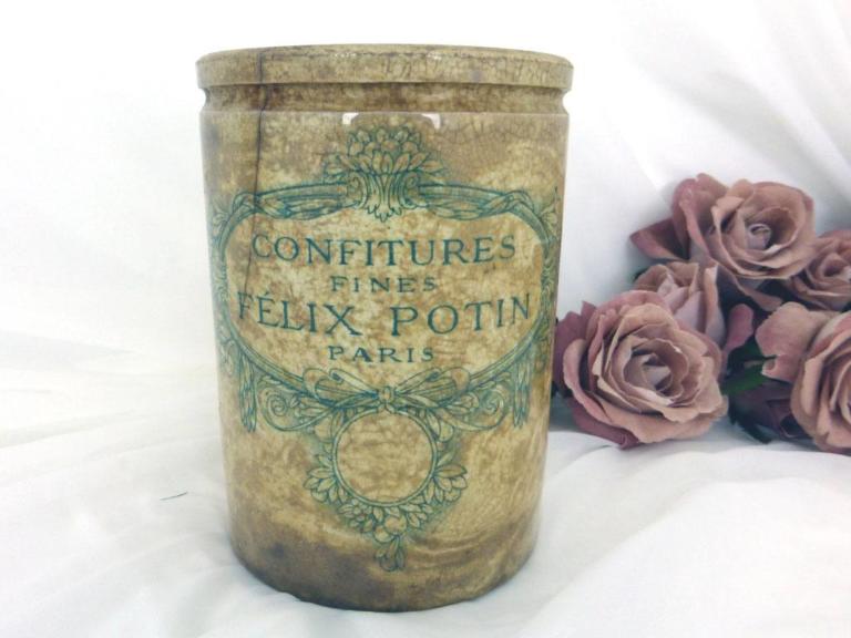 Vendu Ancien Pot Confitures Fines Felix Potin Le Grenier De Lisette