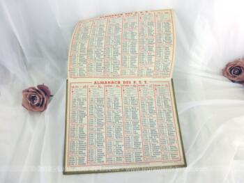 Almanach des Postes et Télégraphes année 1969 avec feuillets complémentaires.