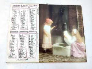 Petit calendrier cartonné de 1926 – Le Grenier de Lisette