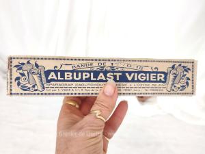Ancienne boite et sa bande “Albuplast Vigier” années 50/60