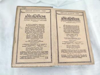 Ancien livre de l'Encyclopédie des Connaissances Agricoles avec le livre "La Culture des Fleurs" datant de 1932 sur 400 pages, concernant les fleurs des Plantes de Jardins et d'appartements par B. Vercier, édité chez Hachette.