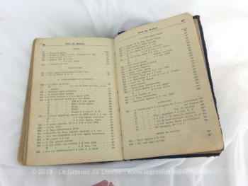 Datant de 1924, voici un livre ancien à la reliure cartonnée au titre de "Recueil de Prières, Cantiques et Motets à l'usage des Élevés des Institutions Chrétiennes" avec la partition musicale de chaque pièce du recueil.