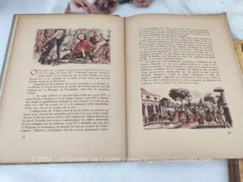  Dignes d’être exposés pour être admirés, voici deux livres d'histoire datant de 1939, remplis de belles images à l'ancienne portant pour un sur Louis XV et l'autre sur Vercingétorix. On tombe sous le charme au fil des pages .