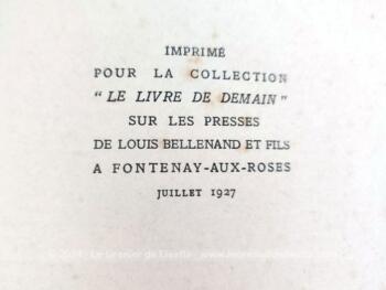 Sur 19 x 24 x 0.8 cm, voici "Chéri", un livre sur 126 pages écrit par Colette (Colette Willy) dont cet exemplaire a été imprimé en 1927, avec des illustrations de G. Jeanniot.