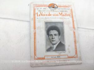 Lot de 5 petits catalogues de disques datant de 1929