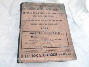 Annuaire Officiel des Départements pour l’année 1926