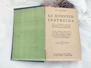 Ancien livre religieux d’Argentine « La Juventud Instruida » de San Juan Bosco de 1951