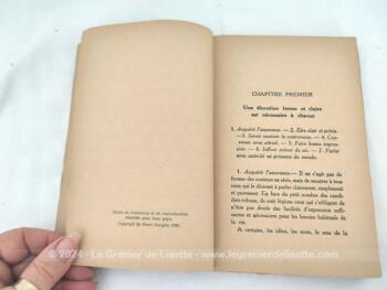 Datant de 1929, voici un livre ancien de 204 pages portant le titre de ""L'Education de la Parole" de Paul-C Jagot daté de 1929, concernant l'Art de Parler clairement et avec assurance, dans la vie privée, dans les affaires et devant un public. Tout ça en 1929, quel programme!