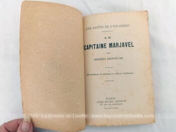 Voici un duo de petits livres de 11.5 x 17.5 x 0.6 cm  concernant les "Oeuvres de Courteline" publié chez Albin Michel avec "Les Gaités de l'Escadron et le Capitaine Marjavel" et  "Margot" datant des années 30.