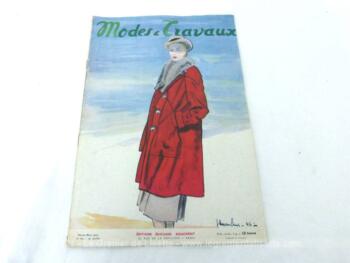 Voici la revue Modes et Travaux de février et mars 1947 sur 20 pages avec tout ce qu'il faut pour affronter l'automne avec élégance tout en voyageant dans les années 40/50. On craque.....