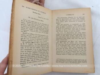 Livre daté de 1947 avec toutes les "Notes Spirituelles de la Bienheureuse Marie-Thérèse de Soubiran", Fondatrice de la la Societé de Marie-Auxiliatrice