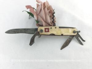 Ancien petit couteau Suisse vintage marque Pradel