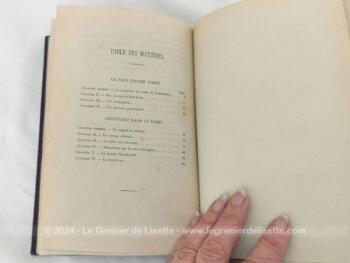 Ancien livre édité en 1876 par la Société des Livres Religieux comprenant  sur 123 pages "Le Plus Proche Voisin" et "Découvert dans le Nord" écrit par Frances Browne et traduit de l'anglais par Mme Dussaud-Roman. Reliure cartonnée imitation lézard.